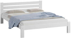 Komforttéka Agabo - Fenyőfa Ágykeret - Fehér - 120x200 cm