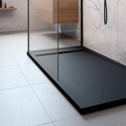 Radaway Teos F 140x90 cm szögletes öntöttmárvány zuhanytálca, antracit HTF14090-64 (HTF14090-64) - benedekszerelveny