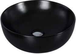 Eros Pultra Szerelhető Mosdó - Matt Fekete - Ø41cm