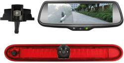  Mercedes Citan-Renault Kangoo éjjellátó tolatókamera és tükörmonitor szett-2 771190-9003