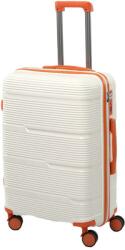 Dollcini Dollcini, Világjáró Bőrönd 20" , divat, Könnyű, erős, 54 x 23x 36cm, (357912-232C), Fehér, narancs