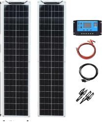 Rugalmas napelemes panel, nagy hatékonyság 24%, könnyű kialakítás, 100W Solarkit