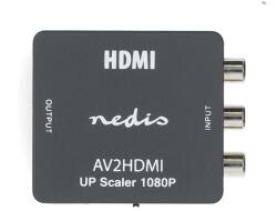NEDIS VCON3456AT (converter) videó konverter, 3 xRCA bemenet - HDMI kimenet 1080p, 1, 65 Gbps (VCON3456AT) - pcx