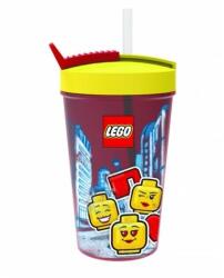 LEGO® Cana LEGO® ICONIC Girl cu paie - galben/rosu (SL40441725akcia)