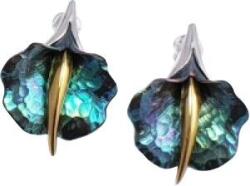  Ezüst Kála Virágos Titánium Stekkeres Fülbevaló - GBEM