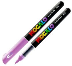 M&G Marker acrilic M&G MOCALO, vârf pensulă - Violet 208