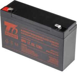 T6 Power Baterie T6 Power NP6-12, 6V, 12Ah, F2 T6UPS0013