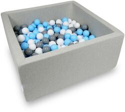  Négyzet alakú labdamedence világosszürke - pepita - 48 289 Ft