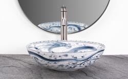 Rea Kiotó - Sárkányos Pultos Mosdó - 40 cm