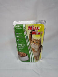 MIAU MIAU Nedves Macskaeledel 100g, Pulyka, Adult