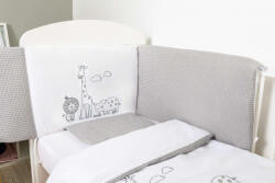 Bubaba 6 részes Ágynemű szett - Szafari - fehér (36714)