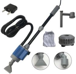  Elektromos vízváltó, keringő szűrő, kavicsos tisztítószer, EU dugó adapter, 28W-220V
