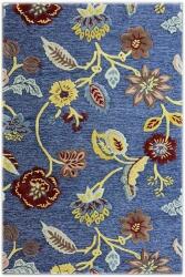 Bakero Flowers 1510 blue Szőnyeg (122x183 cm)