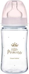 Canpol babies Canpol babies, EasyStart, Royal Baby, biberon cu gatul larg, roz, 240 ml