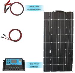  Rugalmas napelem, 1000W, 12 V/24 V, 100W -os napelemkészlet