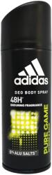 Adidas дезодорант мъжки, 150мл, 48ч, Pure game
