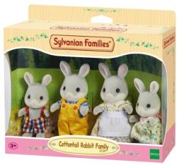 EPOCH Sylvanian Families, Familia de iepurasi gri, set de figurine, 4030 Figurina