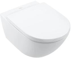Villeroy & Boch 4670TSR1 - SUBWAY fali WC SoftClose ülőkével, kerámia/fehér 4670TSR1 (VB0213)