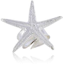  Tengericsillag Gyűrű - Ezüstözött - Állítható