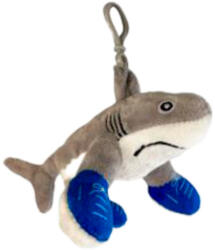  Italian Brainrot plüss kulcstartó - Tralalero Tralala cápa (10 cm) (BRT003_capa)
