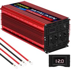  Tiszta szinuszhullám -teljesítmény -inverter, 12 V bemenet, 220 V kimenet, 12V10000W 50HZEU