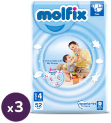 Molfix pelenka, Maxi 4, 7-14 kg, HAVI PELENKACSOMAG 156 db