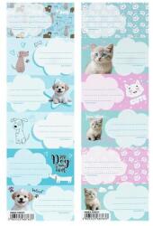 Starpak Cuties 6 db-os füzetcímke (559537) (559537) - pepita