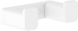 Hansgrohe AddStoris - Dupla horog, matt fehér 41755700 (41755700)