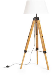  ALVIS/AMBITUS 46 állólámpa fehér bambusz/fekete 230V LED E27 15W