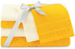AmeliaHome Törölköző RUBRUM sárga 2*30x50+2*50x90+2*70x130 AmeliaHome