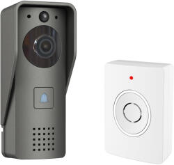 PNI Intelligens videó kaputelefon, PNI House 910 WiFi HD, P2P, yala kimenet és ragadós Pad Blue mellékelve