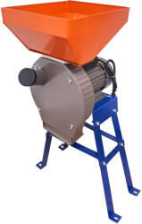 DDT Elektromos malom DDT támasztékkal, gabonához, 10 literes tál, 3500 W, 200 kg/h, 3000 ford. /perc, 20 kalapács, 4 különböző méretű szita