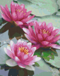  Pixel szett 9 normál alaplappal, színekkel, lótuszok (809306)