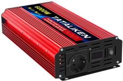  Teljesítmény inverter, 24V DC - 220V AC, Nagy hatásfokú, 24V6000W 50HZ EU