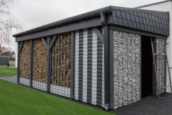  BRADAS SOLID Kerítésvédő Csík - 19cm x 26m, Világos Szürke