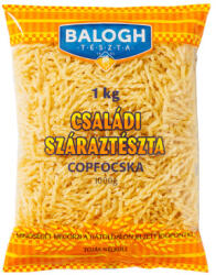 Balogh Tészta Családi Tészta Copfocska Tojás Nélküli 1 kg