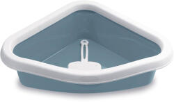 Stefanplast Sprint Corner alomtálca, fehér/kék, 40 x 56 x 14 cm, Stefanplast