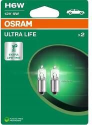 OSRAM H6W BAX9S Ultra Life halogén izzó DUO BOX 64132ULT-2BL (64132ULT-2BL)