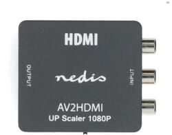 NEDIS VCON3456AT (converter) videó konverter, 3 xRCA bemenet - HDMI kimenet 1080p, 1, 65 Gbps (VCON3456AT) - wincity