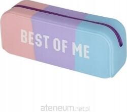 Starpak Szögletes Szilikon Tolltartó - Tricolor Pink (510984) (STK PIO637) (STK PIO637)