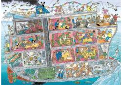 Jumbo 00605 - Jan van Haasteren - Cruise Ship - 1000 db-os puzzle (00605)