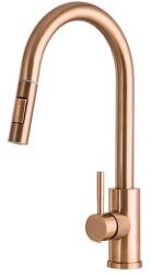 Gamma Taru II. Mosogató Csaptelep - Kihúzható, Zuhanyfejes, Rosé Gold (BTS-RGB) - watermarkt