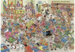 Jumbo 00482 - Jan van Haasteren - Ludo Battle - 1000 db-os puzzle (00482)