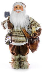 MagicHome MagicHome karácsonyi dekoráció, Mikulás fejszével, 120 cm
