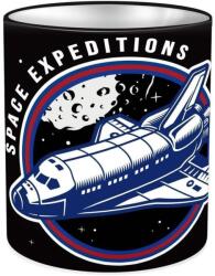 Pulio Luna: NASA henger alakú fém asztali írószertartó 10x11cm (5205698601712) (5205698601712)