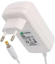 POS Tápegység POS POSB12300A-WH, impulzus 12V/3A/36W, vízszintes adapter, AC: CEE7/16. DC csatlakozó: 2.1/5.5 (+) (MP-POSB12300A-WH)