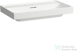 Laufen MEDA 80x46 cm-es falra/bútorra szerelhető mosdó 3 csaplyukkal, matt fehér H8101177571081 (H8101177571081)