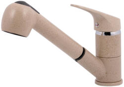 Gamma Shower kihúzható mosogató csaptelep (bézs)