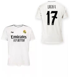 Adidas Real Madrid Mez Felső - Gyerek Szurkolói Hazai 2024-25, LUCAS V