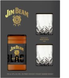 Jim Beam Black Label Whiskey (DD+Pohár) [0, 7L|45%] - diszkontital